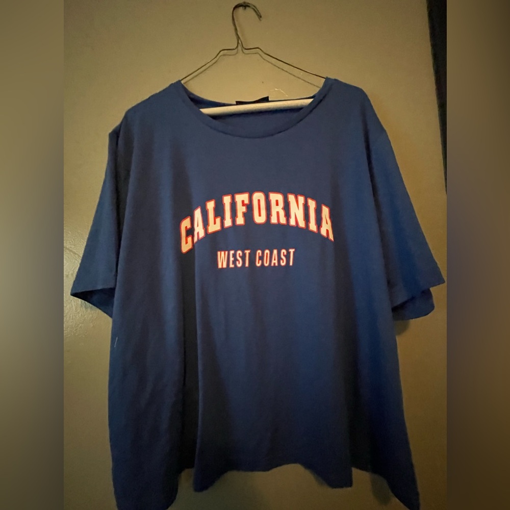 Blue California SHEIN Tee